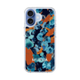 Slim Protection Case［ MURUA - Art print - Navy × Orange ］