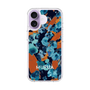 Slim Protection Case［ MURUA - Art print - Navy × Orange ］