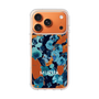 Slim Protection Case［ MURUA - Art print - Navy × Orange ］