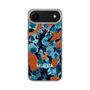 Slim Protection Case［ MURUA - Art print - Navy × Orange ］