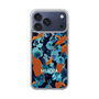 Slim Protection Case［ MURUA - Art print - Navy × Orange ］