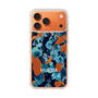 Slim Protection Case［ MURUA - Art print - Navy × Orange ］