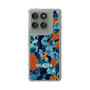 Slim Protection Case［ MURUA - Art print - Navy × Orange ］