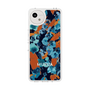 Slim Protection Case［ MURUA - Art print - Navy × Orange ］