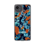 Slim Protection Case［ MURUA - Art print - Navy × Orange ］