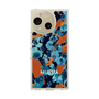 Slim Protection Case［ MURUA - Art print - Navy × Orange ］