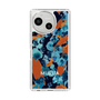 Slim Protection Case［ MURUA - Art print - Navy × Orange ］