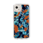 Slim Protection Case［ MURUA - Art print - Navy × Orange ］