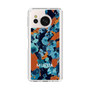 Slim Protection Case［ MURUA - Art print - Navy × Orange ］