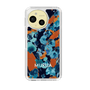 Slim Protection Case［ MURUA - Art print - Navy × Orange ］