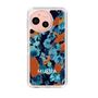 Slim Protection Case［ MURUA - Art print - Navy × Orange ］