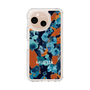 Slim Protection Case［ MURUA - Art print - Navy × Orange ］