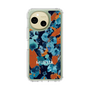 Slim Protection Case［ MURUA - Art print - Navy × Orange ］
