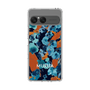 Slim Protection Case［ MURUA - Art print - Navy × Orange ］