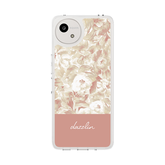 Slim Protection Case［ dazzlin - PaintFlower - Pink ］