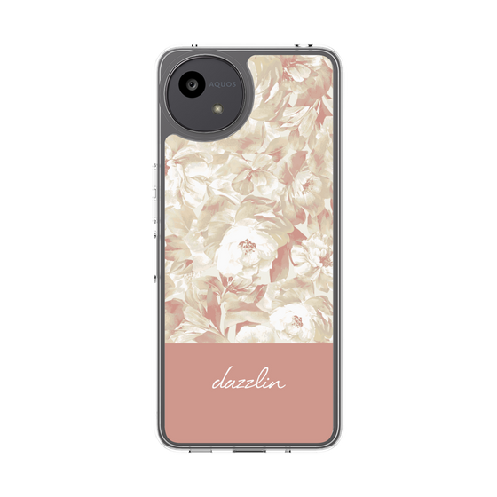 Slim Protection Case［ dazzlin - PaintFlower - Pink ］