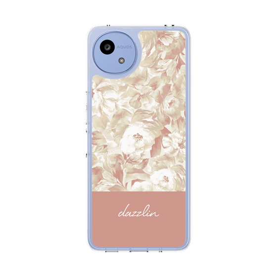 Slim Protection Case［ dazzlin - PaintFlower - Pink ］