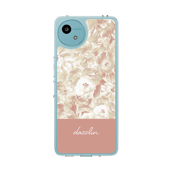 Slim Protection Case［ dazzlin - PaintFlower - Pink ］