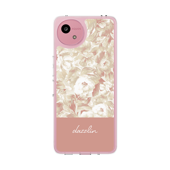 Slim Protection Case［ dazzlin - PaintFlower - Pink ］