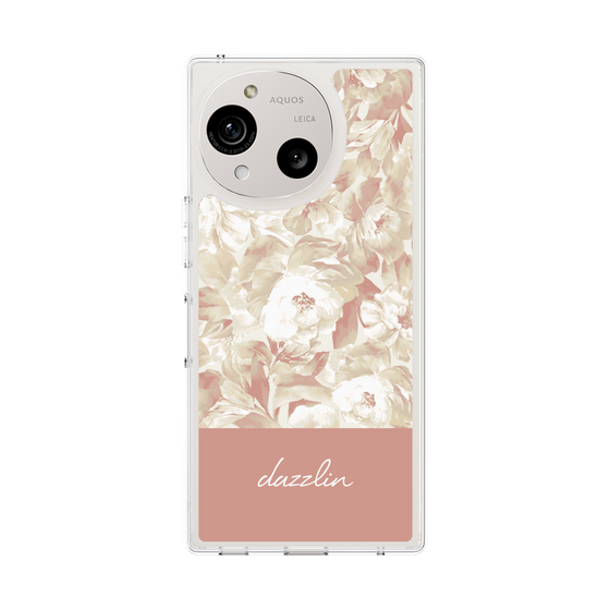 Slim Protection Case［ dazzlin - PaintFlower - Pink ］