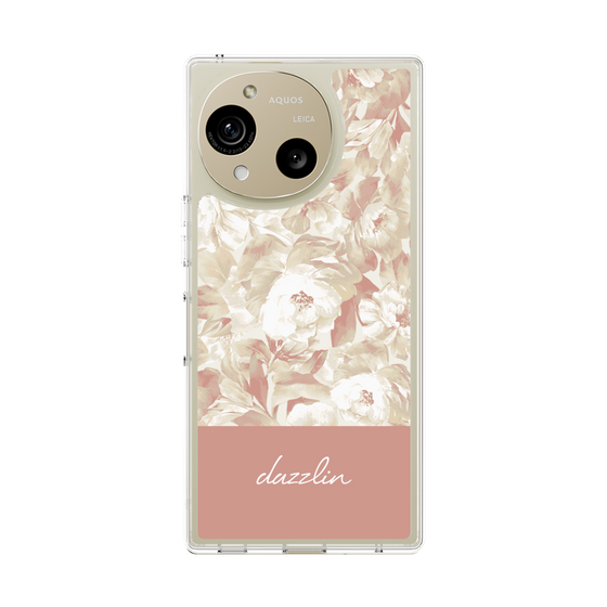 Slim Protection Case［ dazzlin - PaintFlower - Pink ］