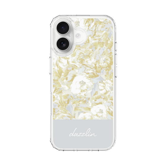 Slim Protection Case［ dazzlin - PaintFlower - Light Blue ］