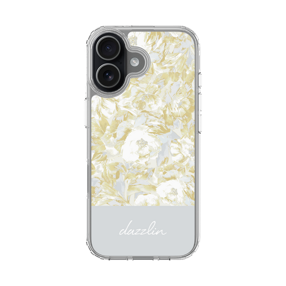Slim Protection Case［ dazzlin - PaintFlower - Light Blue ］