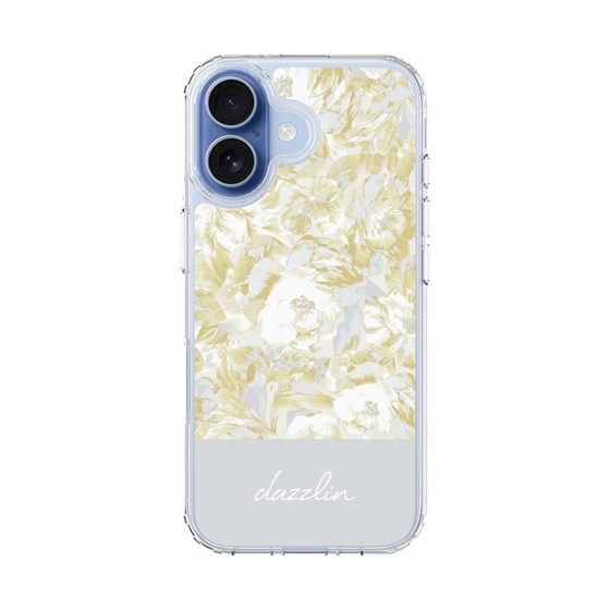Slim Protection Case［ dazzlin - PaintFlower - Light Blue ］