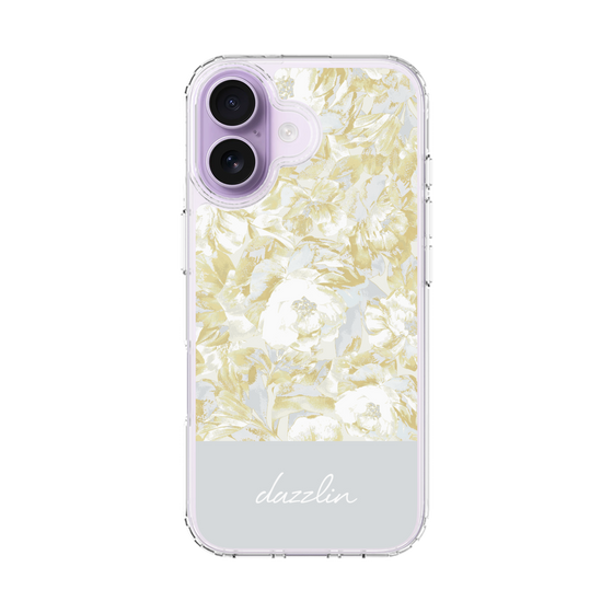 Slim Protection Case［ dazzlin - PaintFlower - Light Blue ］