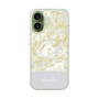 Slim Protection Case［ dazzlin - PaintFlower - Light Blue ］