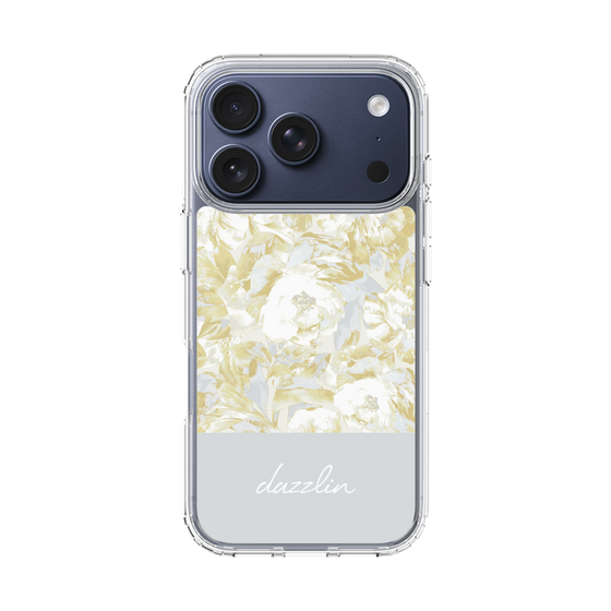 Slim Protection Case［ dazzlin - PaintFlower - Light Blue ］