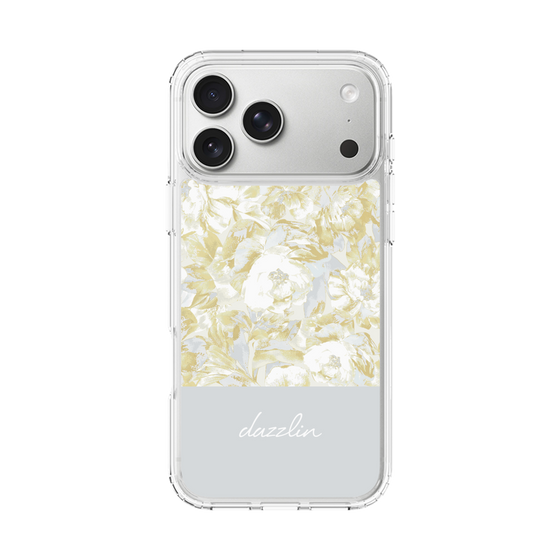 Slim Protection Case［ dazzlin - PaintFlower - Light Blue ］