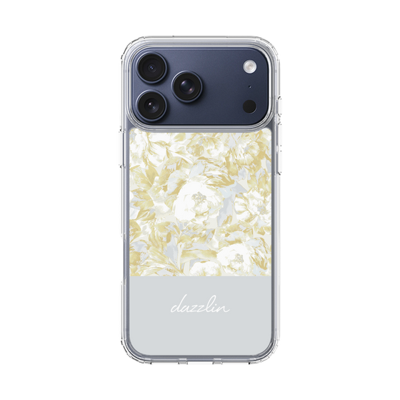 Slim Protection Case［ dazzlin - PaintFlower - Light Blue ］