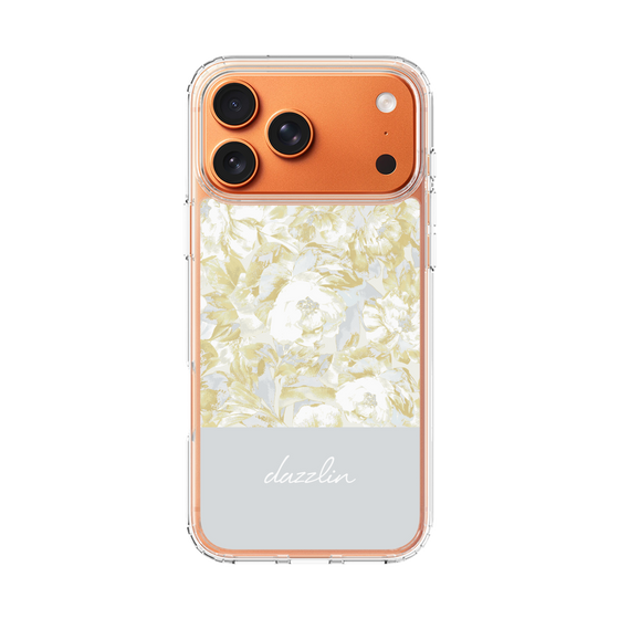 Slim Protection Case［ dazzlin - PaintFlower - Light Blue ］