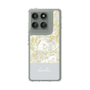 Slim Protection Case［ dazzlin - PaintFlower - Light Blue ］