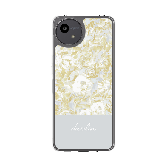 Slim Protection Case［ dazzlin - PaintFlower - Light Blue ］