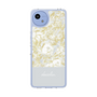 Slim Protection Case［ dazzlin - PaintFlower - Light Blue ］
