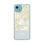 Slim Protection Case［ dazzlin - PaintFlower - Light Blue ］