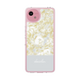 Slim Protection Case［ dazzlin - PaintFlower - Light Blue ］