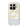 Slim Protection Case［ dazzlin - PaintFlower - Light Blue ］