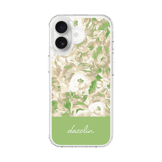 Slim Protection Case［ dazzlin - PaintFlower - Green ］