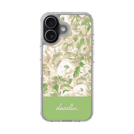 Slim Protection Case［ dazzlin - PaintFlower - Green ］