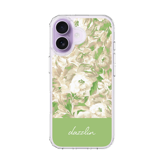 Slim Protection Case［ dazzlin - PaintFlower - Green ］