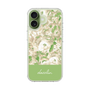 Slim Protection Case［ dazzlin - PaintFlower - Green ］