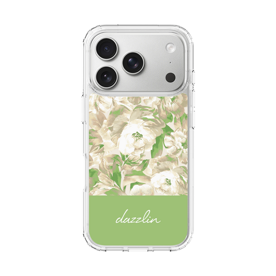 Slim Protection Case［ dazzlin - PaintFlower - Green ］