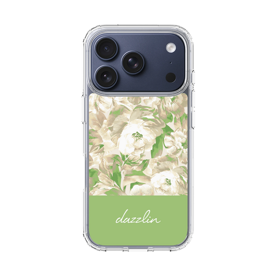 Slim Protection Case［ dazzlin - PaintFlower - Green ］