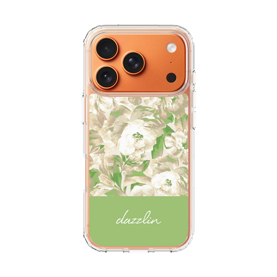 Slim Protection Case［ dazzlin - PaintFlower - Green ］