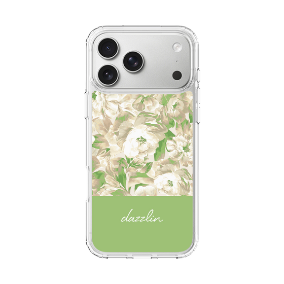 Slim Protection Case［ dazzlin - PaintFlower - Green ］