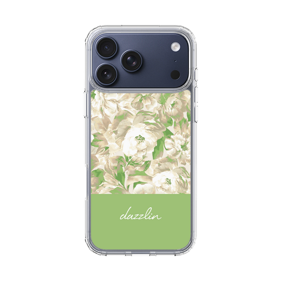Slim Protection Case［ dazzlin - PaintFlower - Green ］