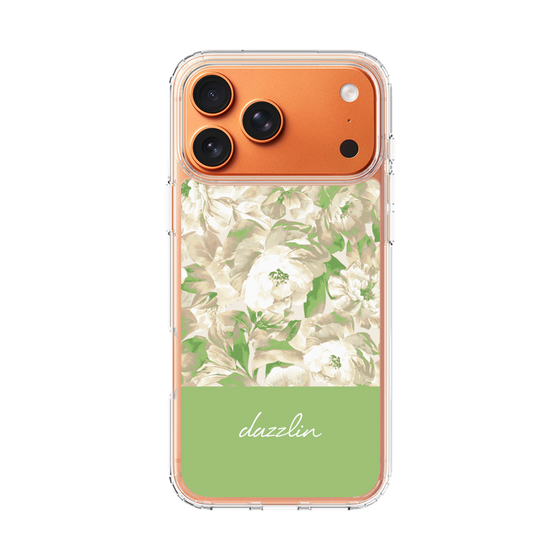 Slim Protection Case［ dazzlin - PaintFlower - Green ］